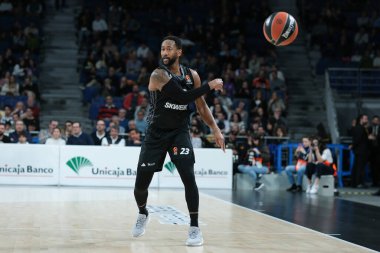 LDLC 'den Lighty David Asvel Villeurbanne, Real Madrid ile LDLC Asvel arasında oynanan Türk Hava Yolları EuroLeague maçı sırasında 01 Şubat 2024' te İspanya 'nın başkenti Madrid' de oynandı.. 