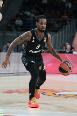 LDLC 'den Lee Paris Asvel Villeurbanne, Real Madrid ile LDLC Asvel arasında oynanan Türk Hava Yolları EuroLeague maçı sırasında 01 Şubat 2024 tarihinde İspanya' nın başkenti Madrid 'de oynanmıştır.. 