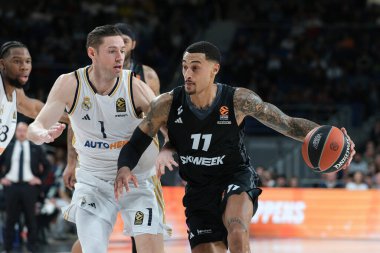 LDLC 'den Jackson Edwin Asvel Villeurbanne, Real Madrid ile LDLC Asvel arasında oynanan Türk Hava Yolları EuroLeague maçı sırasında 01 Şubat 2024 tarihinde İspanya' nın başkenti Madrid 'de oynanmıştır.. 