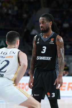 LDLC 'den Lee Paris Asvel Villeurbanne, Real Madrid ile LDLC Asvel arasında oynanan Türk Hava Yolları EuroLeague maçı sırasında 01 Şubat 2024 tarihinde İspanya' nın başkenti Madrid 'de oynanmıştır.. 