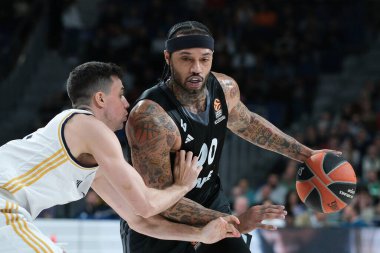 LDLC 'den Scott Mike Asvel Villeurbanne, Real Madrid ile LDLC Asvel arasında oynanan Türk Hava Yolları EuroLeague maçı sırasında 01 Şubat 2024' te İspanya 'nın başkenti Madrid' de oynanmıştır.. 