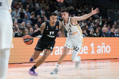 LDLC 'den Jackson Edwin Asvel Villeurbanne, Real Madrid ile LDLC Asvel arasında oynanan Türk Hava Yolları EuroLeague maçı sırasında 01 Şubat 2024 tarihinde İspanya' nın başkenti Madrid 'de oynanmıştır.. 