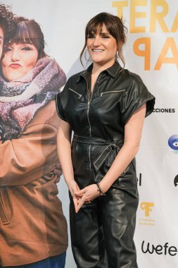 Şarkıcılar Marwan ve Rozalen, Madrid 'deki Palacio de la Prensa sinemasında çekilen 