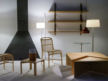 Madrid Tasarım Festivali sergisi, tasarımın dönüştürücü kapasitesini haklı çıkaran uluslararası bir toplantı. Köy Kültür Merkezi 'nde. 11 Şubat 2024 İspanya