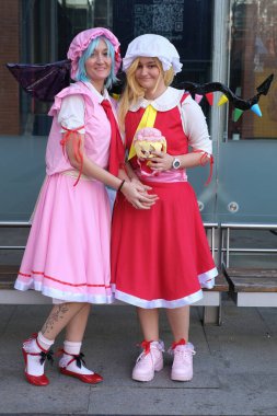 2 Şubat 2024 'te İspanya' nın Madrid şehrinde Japonya 'nın Ifema şehrindeki hafta sonu etkinliklerine bir Cosplayer katılır.