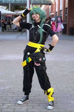 2 Şubat 2024 'te İspanya' nın Madrid şehrinde Japonya 'nın Ifema şehrindeki hafta sonu etkinliklerine bir Cosplayer katılır.