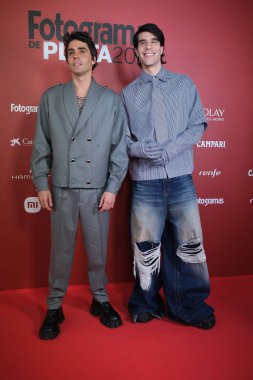 Los Javis, İspanya 'nın Madrid şehrinde 26 Şubat 2024 tarihinde düzenlenen 