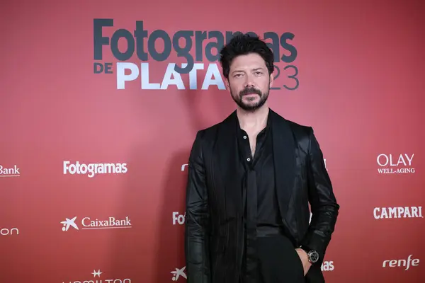 阿尔瓦罗 莫特参加了2024年2月26日在西班牙马德里举行的 Fotogramas Plata — 图库照片