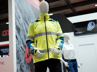 SICUR 2024 Uluslararası Güvenlik Gösterisi Madrid 'deki IFEMA' da (İspanya) görülmektedir. 28 Şubat 2024 İspanya