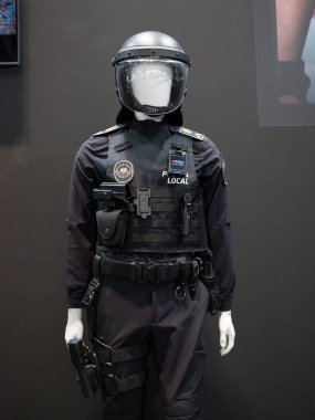 SICUR 2024 Uluslararası Güvenlik Gösterisi Madrid 'deki IFEMA' da (İspanya) görülmektedir. 28 Şubat 2024 İspanya