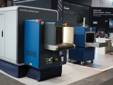 SICUR 2024 Uluslararası Güvenlik Gösterisi Madrid 'deki IFEMA' da (İspanya) görülmektedir. 28 Şubat 2024 İspanya