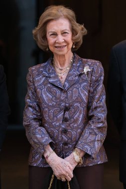 Kraliçe Sofya, İspanya 'nın Madrid şehrinde bulunan Real Academia de Bellas Artes' te 2024 Callia Vakfı 'nın 