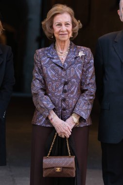 Kraliçe Sofya, İspanya 'nın Madrid şehrinde bulunan Real Academia de Bellas Artes' te 2024 Callia Vakfı 'nın 