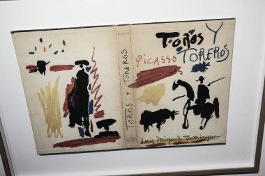 Madrid 'deki Modern Sanat Salonu SAM en el Palacio yolcu gemileri, 4 Mart 2024 İspanya