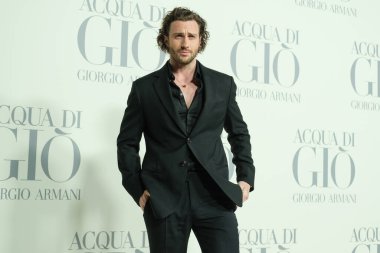 Aaron Taylor Johnson, Madrid 'de 7 Mart 2024' te Madrid 'de Giorgio Armani' nin ACQUA DI GIO 'su için yaptığı fotoçağrıya katıldı.. 