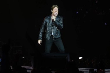 David Bisbal, İspanya 'nın Madrid şehrinde 09 Mart 2024 tarihinde WiZink Center' da Cadena 100 