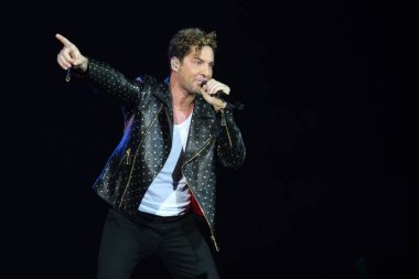 David Bisbal, İspanya 'nın Madrid şehrinde 09 Mart 2024 tarihinde WiZink Center' da Cadena 100 