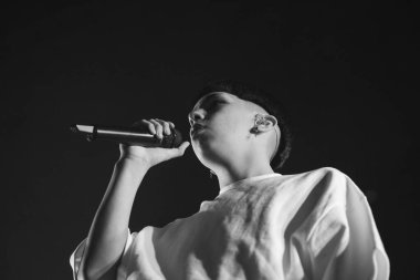 Arjantinli şarkıcı Camilo Joaqun Villarruel, bilinen adıyla Milo J, 15 Mart 2024 'te Madrid' deki VistaAlegre 'de konser verdi.