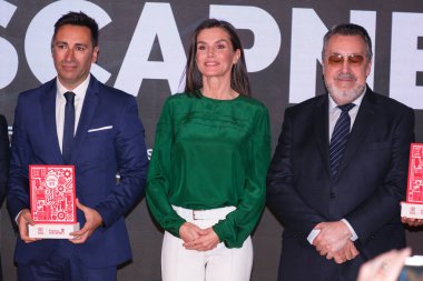  İspanya Kraliçesi Letizia, 21 Mart 2024 tarihinde Madrid İspanya 'da Espacio por Talento Digital, Fundacin' deki Erişilebilir Teknolojiler için DISCAPNET Ödüllerine katılmıştır.