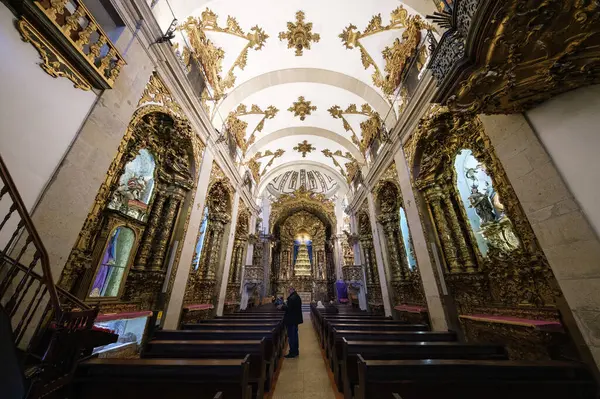 Вид Igreja Carmo Церковь Кармо Порту Апреля 2024 Года Португалия — стоковое фото