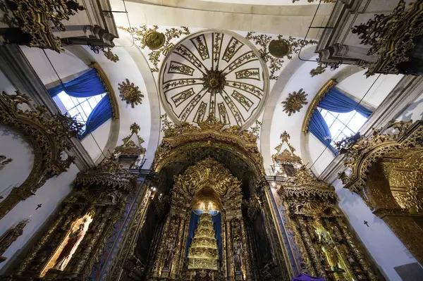 Вид Igreja Carmo Церковь Кармо Порту Апреля 2024 Года Португалия — стоковое фото