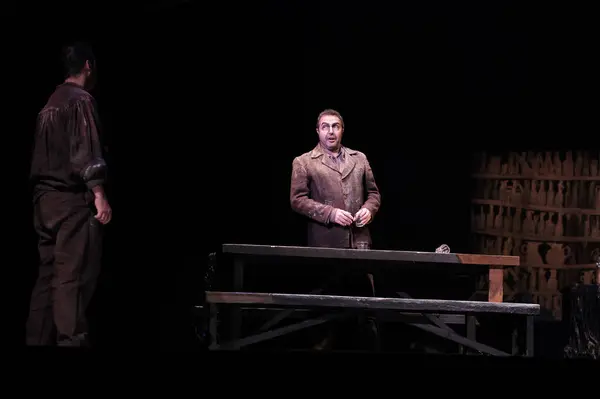 Актёры Выступают Время Презентации Оперы Juan Jose Театре Zarzuela Мадриде — стоковое фото