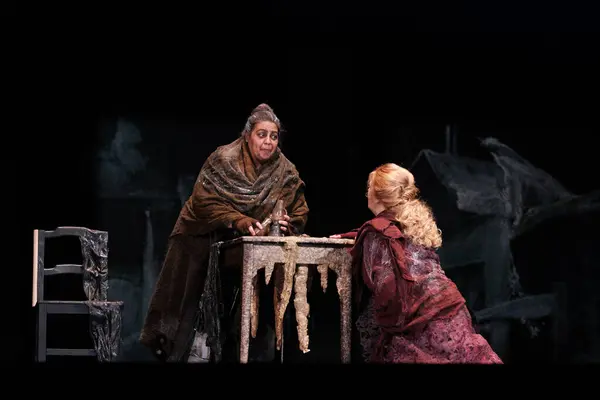 Актёры Выступают Время Презентации Оперы Juan Jose Театре Zarzuela Мадриде — стоковое фото
