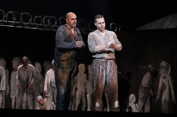 Aktörler Madrid Deki Zarzuela Tiyatrosu Nda Juan Jose Operasının Sunumu — Stok fotoğraf