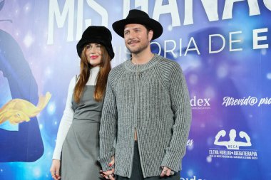 Manuel Carrasco, İspanya 'nın Madrid kentinde 3 Nisan 2024 tarihinde Cine Palacio de la Prensa' da 