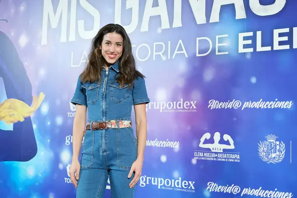 Clara Mauro Attends Madrid Premiere Mis Ganas Ganan Cine Palacio — Stock Photo, Image