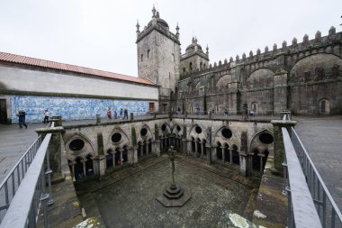 The Porto Cathedral (S do Porto) is a Roman Catholic church located in the historic center of the city of Porto, April 5 2024 Portugal clipart
