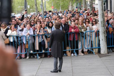 Jose Luis Martinez-Almeida, Jose Luis Martinez-Almeida ile Teresa Urquijo 'nun düğünü sırasında, San Francisco de Borja bölgesinde, 6 Nisan 2024, Madrid, İspanya.