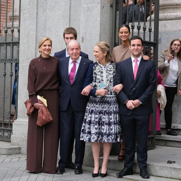 Roi Juan Carlos Ier Espagne Lors Mariage José Luis Martinez — Photo