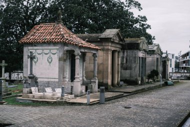 view of the Agramonte Cemitrio in Porto April 8 2024 Portugal clipart