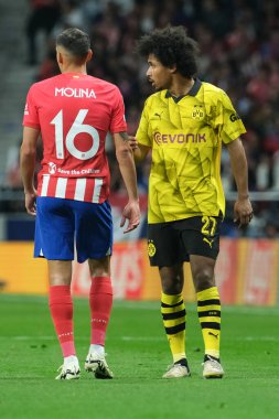 UEFA Şampiyonlar Ligi sırasında Borussia Dortmund takımından Karim Adeyemi, Madrid ve Borussia Dortmund arasında, 10 Nisan 2024 tarihinde Madrid 'de İspanya' nın başkenti. 