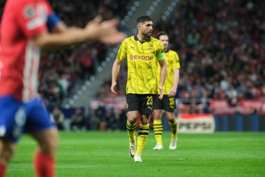 Borussia Dortmund takımından Emre Can UEFA Şampiyonlar Ligi sırasında Madrid ve Borussia Dortmund arasında 10 Nisan 2024 'te Madrid' de İspanya 'nın başkenti Madrid' de oynanmıştır.. 