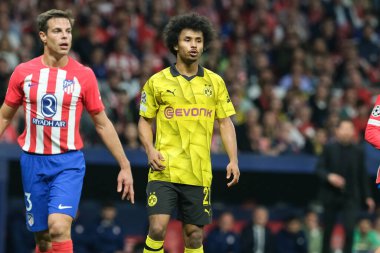 UEFA Şampiyonlar Ligi sırasında Borussia Dortmund takımından Karim Adeyemi, Madrid ve Borussia Dortmund arasında, 10 Nisan 2024 tarihinde Madrid 'de İspanya' nın başkenti. 