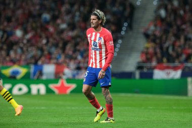 Atletico de Madrid 'den Rodrigo De Paul, UEFA Şampiyonlar Ligi sırasında Madrid ve Borussia Dortmund arasında, 10 Nisan 2024 tarihinde Madrid' de İspanya 'nın başkenti Madrid' de mücadele etti.. 