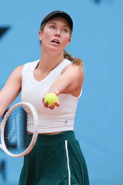 Danielle Collins Den Tredje Omgången 2024 Wta Tour Madrid Open — Stockfoto