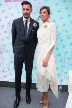 Nieves Alvarez, Dos de Mayo Nişanı 'nın sunumu sırasında, Real Casa de Correos' ta, 2 Mayıs 2024 tarihinde Madrid, İspanya.