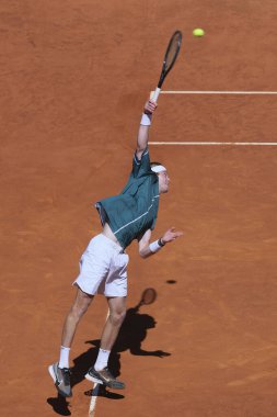 Andrey Rublev, Erkekler Tekler yarı final karşılaşmasında Taylor Fritz 'e karşı La Caja Magica' da oynanan Mutua Madrid Açık 11..