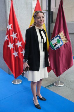 Andra Levy, Madrid Şehir Meclisi San Isidro 'nun 15 Mayıs 2024' te İspanya 'daki Kristal Saray' daki Onursal Disiplin ödüllerine katıldı.