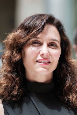 Madrid Topluluğu başkanı Isabel Daz Ayuso, 4 Haziran 2024 tarihinde Madrid 'de Real Casa de Correos' ta Legans Spor Kulübü 'nün resepsiyonunda.