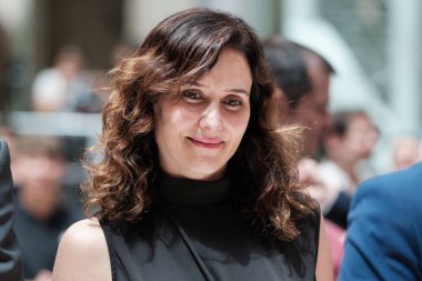 Madrid Topluluğu başkanı Isabel Daz Ayuso, 4 Haziran 2024 tarihinde Madrid 'de Real Casa de Correos' ta Legans Spor Kulübü 'nün resepsiyonunda.