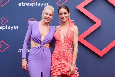 Belen Rueda, Hiba Abouk 3 Haziran 2024 'te İspanya' nın Madrid şehrinde Atresplayer 5.. 