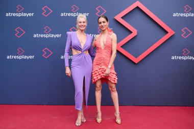 Belen Rueda, Hiba Abouk 3 Haziran 2024 'te İspanya' nın Madrid şehrinde Atresplayer 5.. 