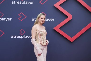 Iria del Valle, İspanya 'nın Madrid şehrinde 3 Haziran 2024 tarihinde Atresplayer 5.. 