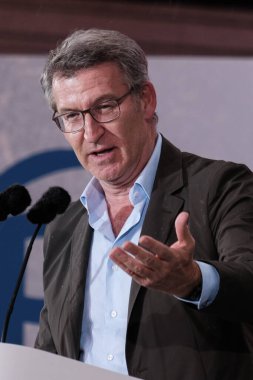 Halk Partisi genel başkanı Alberto Nuez Feijoo, 6 Haziran 2024 tarihinde İspanya 'da yapılan 9J Avrupa Plaza de Callao seçimlerine katılmıştır.