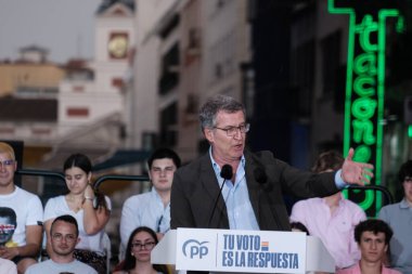 Halk Partisi genel başkanı Alberto Nuez Feijoo, 6 Haziran 2024 tarihinde İspanya 'da yapılan 9J Avrupa Plaza de Callao seçimlerine katılmıştır.