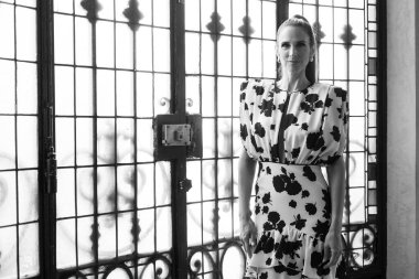 Şarkıcı Nuria Fergo, Madrid 'deki Calderon tiyatrosunda Mara Dolores Pradera' nın 